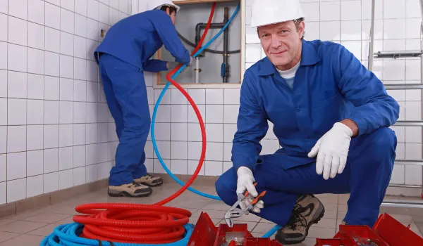 a male plumber fixing a bathroom faucet from Emergency Plumber Grand Prairie in Grand Prairie, TX - Tankless Water Heater Installation a male plumber fixing a bathroom faucet from Emergency Plumber Grand Prairie in Grand Prairie, TX - Tankless Water Heater Installation