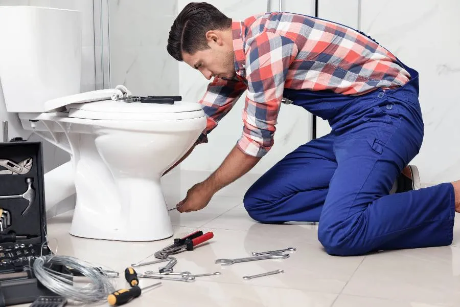 a male plumber fixing a sink pipe from Emergency Plumber Grand Prairie in Grand Prairie, TX - Tankless Water Heater Installation a male plumber fixing a sink pipe from Emergency Plumber Grand Prairie in Grand Prairie, TX - Tankless Water Heater Installation